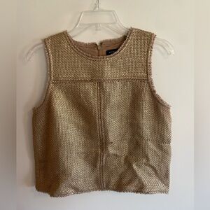 Banana Republic gold top